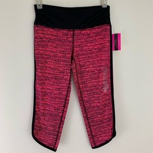 Material Girl Active Cropped Workout Leggings Pink